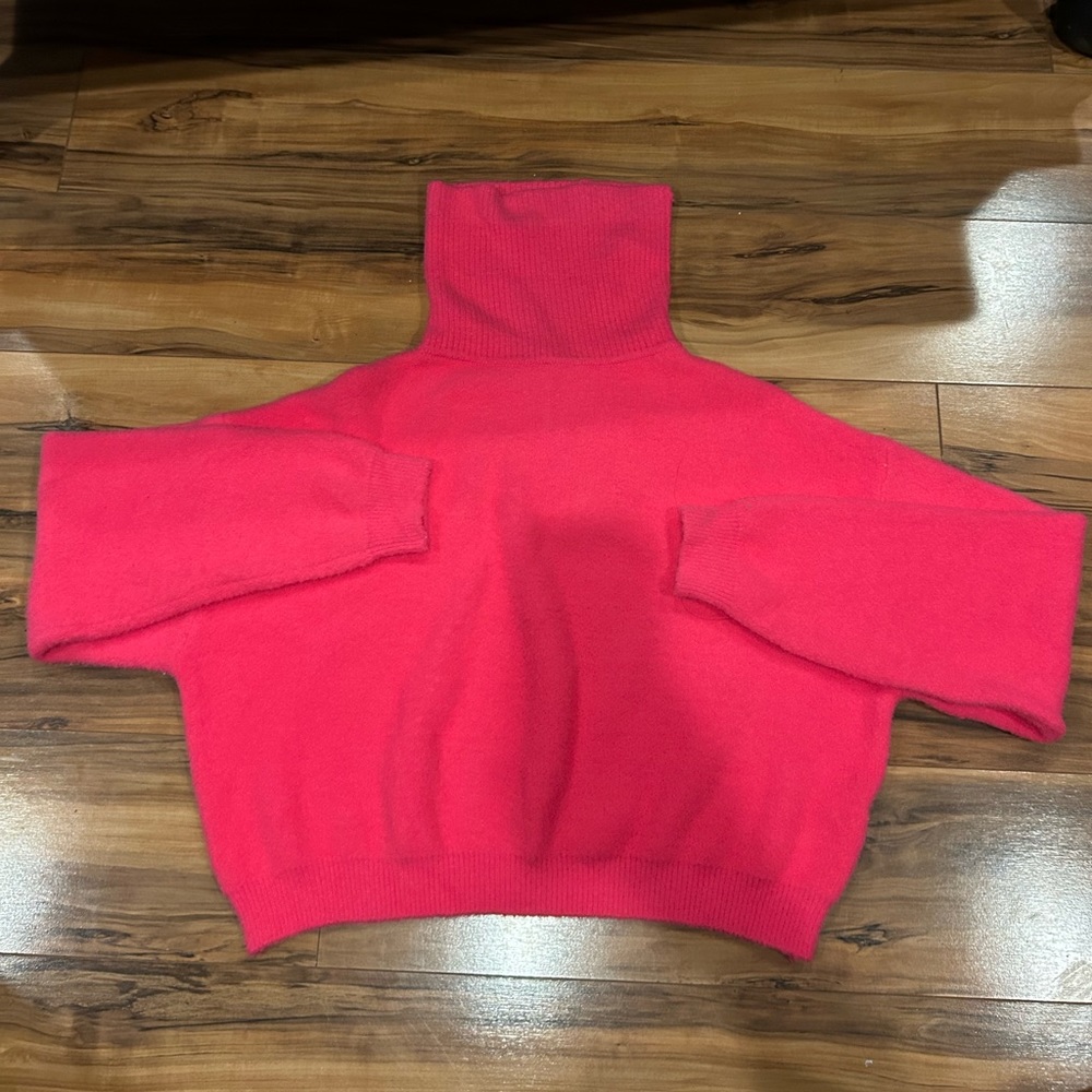 EUC Zara Pink sweater size Large